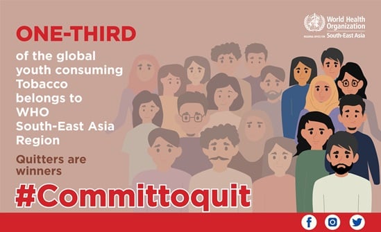 One-third of the global youth consuming tobacco belongs to WHO South-East Asia region